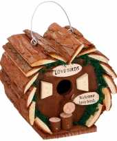 Hartvormig vogelhuisje 16 cm